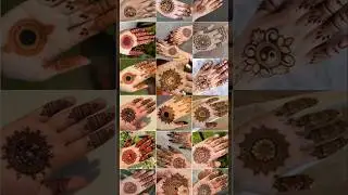 15 mandala mehndi designs 😍✨ | gol tikki mehndi designs | mehndi designs tikki