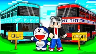 Yanlış YAŞAMAK vs ÖLMEK OTOBÜSÜNÜ Seçersen ÖLÜRSÜN! - Minecraft