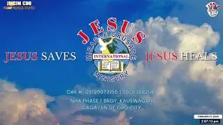 Watch! the JMCIM CAGAYAN DE ORO CITY OUTSTATION Live Streaming  of   SUNDAY GENERAL WORSHIP