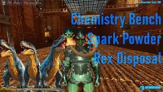 Ark Survival Ascended - The Island (EP109) - Spark Powder, Chemistry Bench & Rex Disposal
