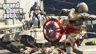 GTA 5 Mods - ULTRA REALISTIC CAPTAIN AMERICA MOD w/ THROWING SHIELD MOD!! (GTA 5 Mods Gameplay)