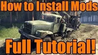 How to edit mods in the workshop!!!  spintires modding tutorial!!!!