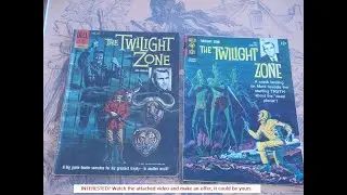 LOT OF 2 THE TWILIGHT ZONE COMICS
