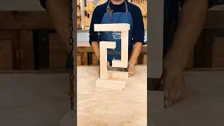 #INCREIBLE ILUSION!! &iquest;Como se sostiene??? F&aacute;cil de hacer #madera #ilusion #truco #diy #carpinteria