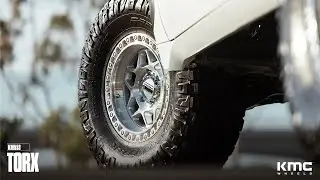 KMC Torx KM553 17x8.5 | Gloss Silver Machined | Toyota Tundra