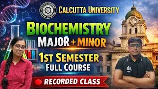Biochemistry 1st Semester Online Record Batch |Calcutta University #calcuttauniversity #biochemistry