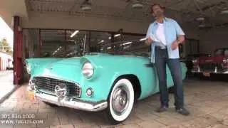 1955 Ford Thunderbird T-Bird Convertible for sale with test drive, walk through video