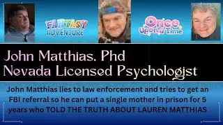 Did Dr John Matthias Commit a Crime? Weaponizing Law Enforcement to save his blood money fortune