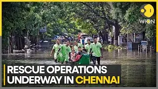 Cyclone Michaung updates: Tamil Nadu & Andhra Pradesh reel under floods | WION