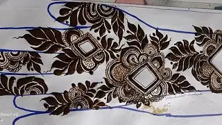 Very Beautiful Quick and Easy Prettiest Henna Design For Hand | Beutiful Mehndi Design Tutorial
