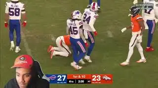 Josh Allen's Season Goes Up In Flames | Buffalo Bills VS Denver Broncos Reaction!! #cfb  #nfl viral