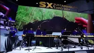 Music performance by Timesoul percussion group