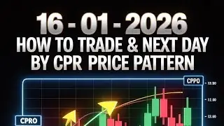 16 - 01 - 2026 HOW TO TRADE TODAY & NEXT DAY BY CPR PRICE PATTERN