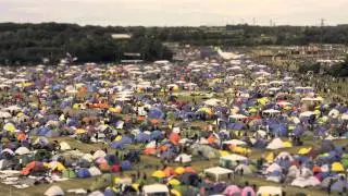 Opening of Roskilde Festival 2011's campsite