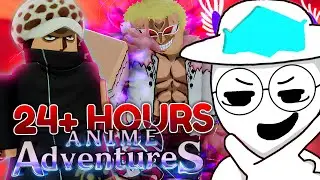 Becoming OVERPOWERED IN 24 HOURS! In One Piece Update Anime Adventures Roblox