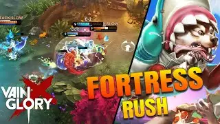 АБСОЛЮТНАЯ АГРЕССИЯ | ПОДДЕРЖКА КРЕПОСТИ | Игровой процесс 3 на 3 в Vainglory 2025