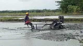 HAND TRACTOR | TRACTOR | PLOWING AND HARROWING TRACTOR #viral #trending #machine 