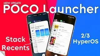 Finally Stack Recent added in New POCO Launcher for all POCO Users | HyperOS 3.1 POCO Launcher 🚀📱✨