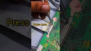 how to open Sony TV lvds cable #electronics # tv repair shop Bangladesh