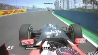 Timo Glock vs. Bruno Senna - Valencia 2010