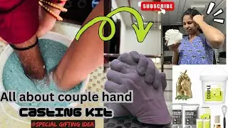 How to cast your hand with couple casting kit| Couple Hand casting kit At Home|Special gifting idea 