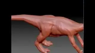 Camptosaurus Digital Sculpt Time Lapse