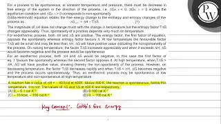 For a process to be spontaneous, at constant temperature and pressu...