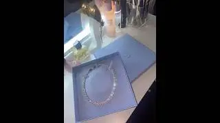 swarovski angelic necklace ( I do not own copyright to the sound ) #swarovski #necklace #jewelry