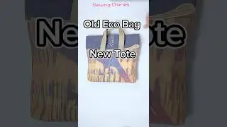 Give Your Bag a Glow-Up! | Easy Upcycle Idea #sewing #sewingideas #upcyclediy #easysewing