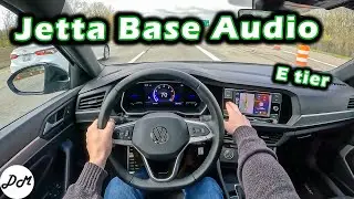 Volkswagen Jetta 2023 года &mdash; обзор аудиосистемы с 4 динамиками