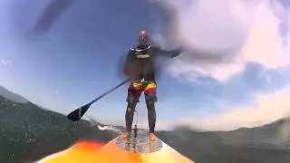 downwind sup sic bullet lake l&eacute;man 16 05 2014