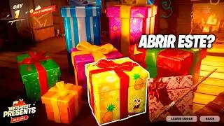 TODOS los *14 REGALOS de NAVIDAD* GRATIS del WINTERFEST 2025 FORTNITE! 🎁🎄 (2 SKINS GRATIS y M&Aacute;S)