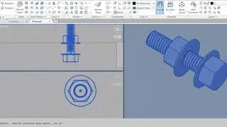 HOW TO ADD  TOOL PALETTE  IN 3D BLOCK BOLT & NUT  IN AUTOCAD (FULL TUTORIAL)