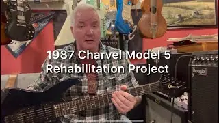 1987 Charvel Model 5 Rehabilitation Project Update