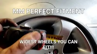 BMW E46 COUPE FENDER FILLER FITMENT WHEEL SPECS UNROLLED VS ROLLED GUARDS!!!