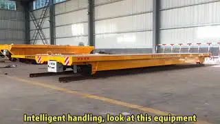 Intelligent handling-15 ton electric rail transfer car-Leina