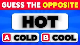 Только 1% может угадать все 60 слов-антиподов! 🤯🔄 | Конкурс на знание английской лексики