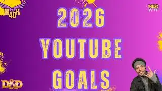 My 2026 YouTube goals!! | Dungeons & Dragons Warhammer Magic the Gathering