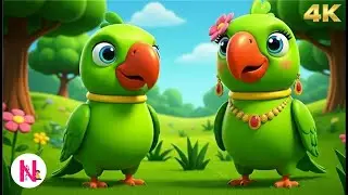 Main Tota Hare Rang Ka | Hindi Rhymes | मैं तोता मैं तोता | Hindi Rhymes For Kids | Baby Songs Hindi