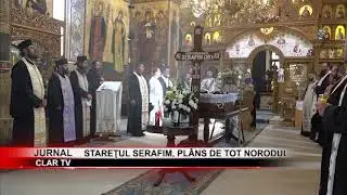 stire 10 06 2020  Stareţul Serafim, plâns de tot norodul