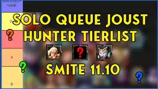 the BEST CLASS to carry JOUST GAMES! SMITE JOUST TIERLIST FOR 1.10 UPDATE (2024)