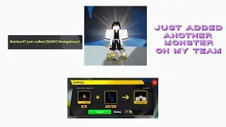 Crafting Secret Shiny Ichigo Mugetsu | anime fighters simulator