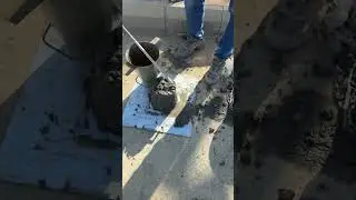 Concrete temperature & slump test