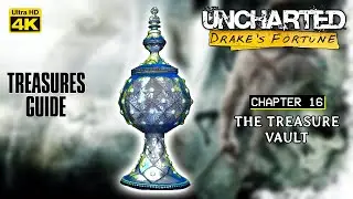 UNCHARTED: DRAKE'S FORTUNE TREASURES GUIDE | CH 16 - THE TREASURE VAULT | 4K UHD | GAMERS DIGEST