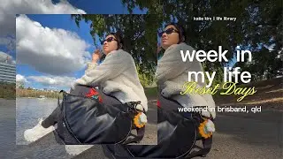 slow weekend in brisbane | cafes, river walks & city views | iPhone 16 Pro travel vlog