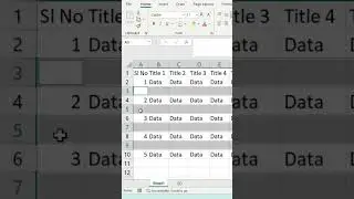 Streamlining Cleanup Data: Deleting Alternative Blank Rows in Excel in tamil #excel #exceltricks