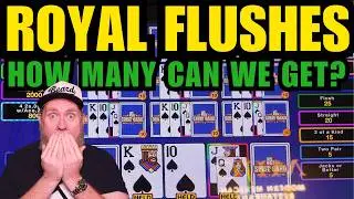 Can we get ROYAL FLUSHES on our first time playing Split Card Poker?