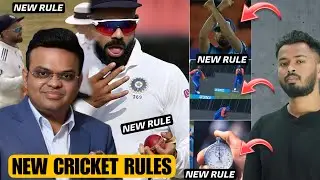 Impact player, saliva on ball, boundary catch | new cricket rules from ICC