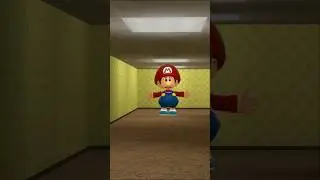 Giant Mario Family in Backrooms