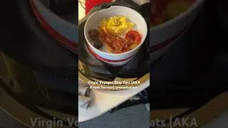 Virgin Voyages Ship Eats (AKA Room Service) Breakfast Presentation.